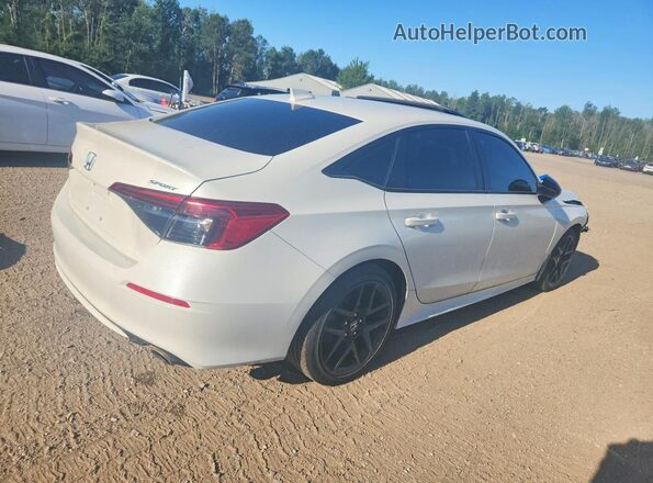 2HGFE2F53PH108906 2023 HONDA CIVIC Белый Задняя правая четверть