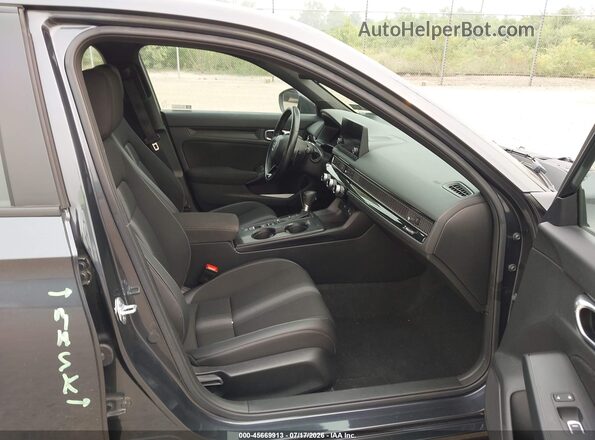 2HGFE2F53PH521196 2023 HONDA CIVIC Gray წინა სალონის ხედი