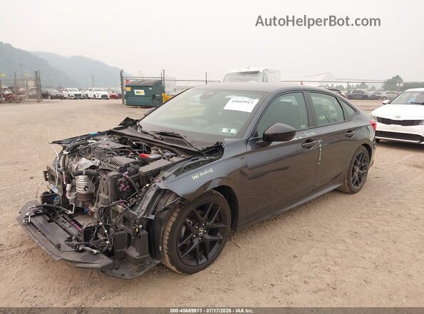 2HGFE2F53PH521196 2023 HONDA CIVIC Gray წინა მარცხენა ხედი სამი მეოთხედიდან