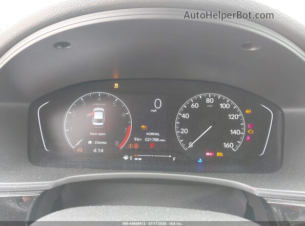 2HGFE2F53PH521196 2023 HONDA CIVIC Gray უკანა სავარძლების ხედი