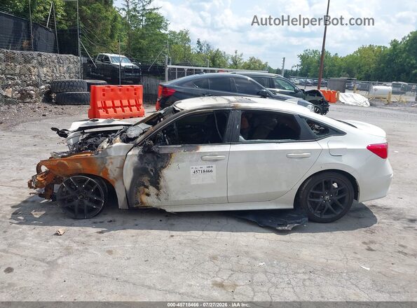 2HGFE2F53PH524132 2023 HONDA CIVIC White Widok wnętrza z tyłu