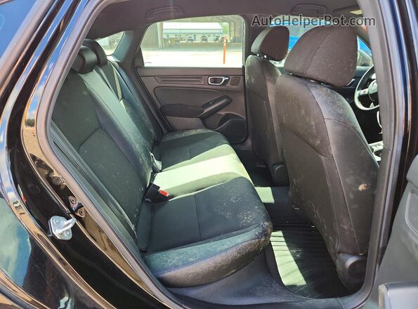 2HGFE2F53PH534109 2023 HONDA CIVIC Black უკანა სავარძლების ხედი