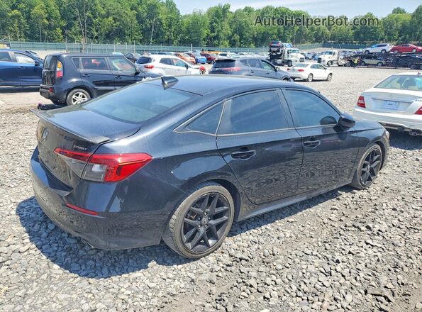 2HGFE2F53PH549483 2023 HONDA CIVIC Black Trasero derecho