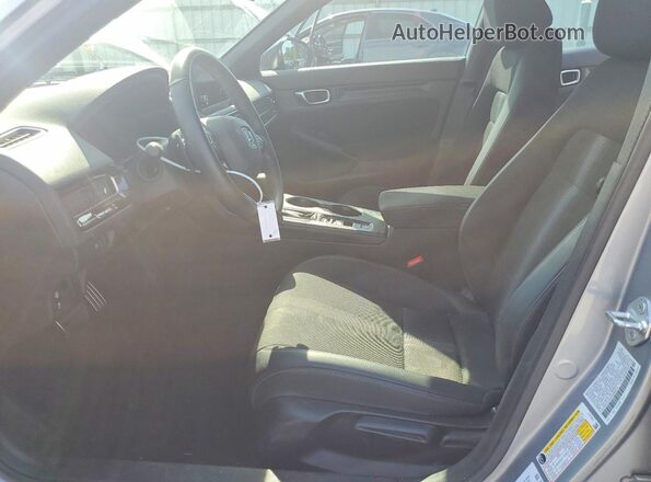 2HGFE2F53PH560273 2023 HONDA CIVIC Gray Вид салону спереду