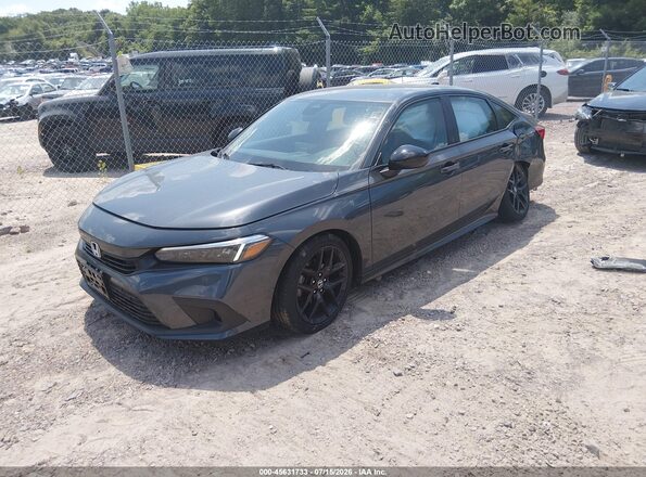 2HGFE2F53RH511268 2024 HONDA CIVIC Серый Передняя левая четверть