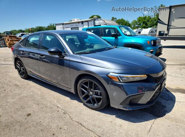 2HGFE2F53RH570711 2024 HONDA CIVIC Charcoal Передня права чверть