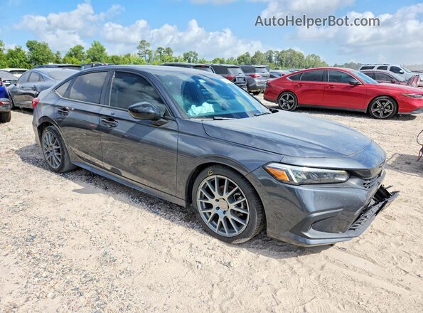 2HGFE2F53RH579165 2024 HONDA CIVIC Gray Передня права чверть