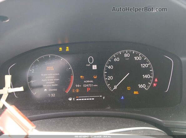 2HGFE2F53SH504911 2025 HONDA CIVIC Gray უკანა სავარძლების ხედი