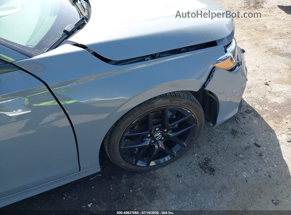 2HGFE2F53SH517884 2025 HONDA CIVIC Gray Դիմացի տեսք