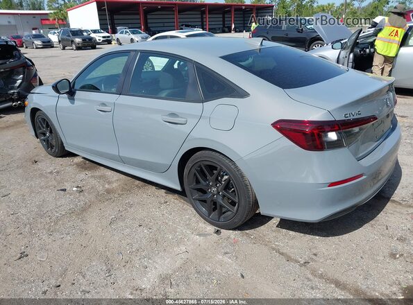 2HGFE2F53SH517884 2025 HONDA CIVIC Gray Հետևի ձախ