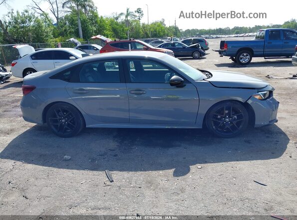 2HGFE2F53SH517884 2025 HONDA CIVIC Gray Սալոնի 360 աստիճան տեսք