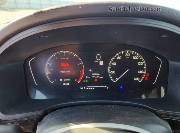 2HGFE2F53SH538668 2025 HONDA CIVIC Blue Սարքավորումների վահանակի տեսք