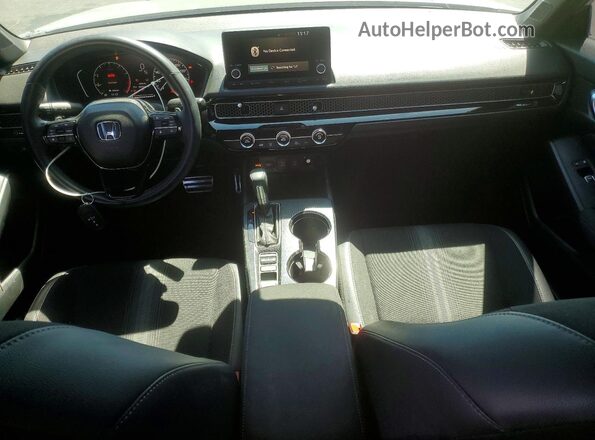 2HGFE2F53SH539173 2025 HONDA CIVIC Gray წინა პანელის ხედი