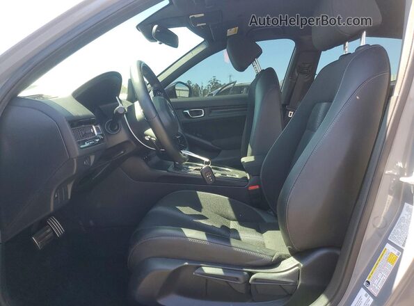 2HGFE2F53SH539173 2025 HONDA CIVIC Gray წინა სალონის ხედი