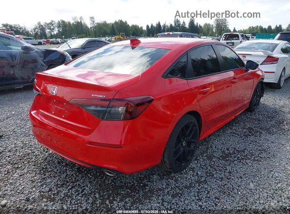 2HGFE2F53SH546298 2025 HONDA CIVIC Red Задня права чверть