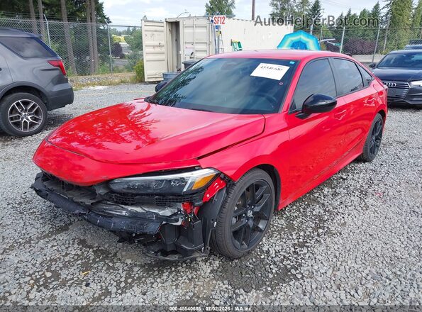 2HGFE2F53SH546298 2025 HONDA CIVIC Red Передня ліва чверть