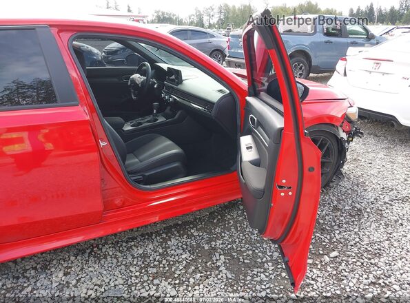2HGFE2F53SH546298 2025 HONDA CIVIC Red Вид салону спереду