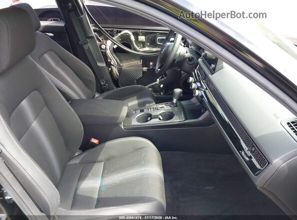2HGFE2F53SH546432 2025 HONDA CIVIC Black Вид салону спереду