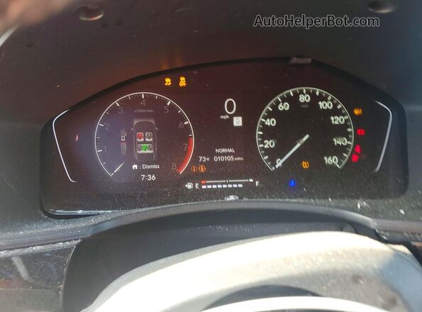 2HGFE2F53SH549265 2025 HONDA CIVIC Red Widok zestawu wskaźników