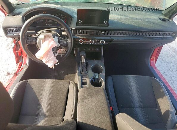 2HGFE2F53SH549265 2025 HONDA CIVIC Red Widok deski rozdzielczej