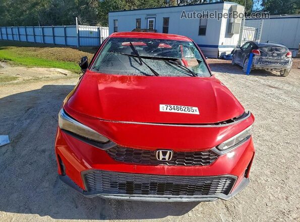2HGFE2F53SH549265 2025 HONDA CIVIC Red Widok z przodu