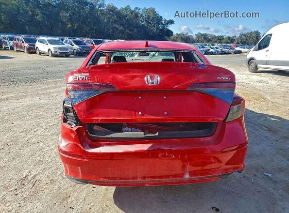 2HGFE2F53SH549265 2025 HONDA CIVIC Red Widok z tyłu