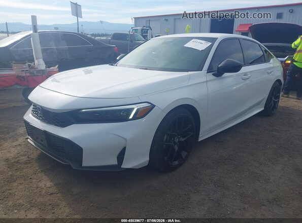 2HGFE2F53SH554000 2025 HONDA CIVIC White Vista tres cuartos delantera izquierda