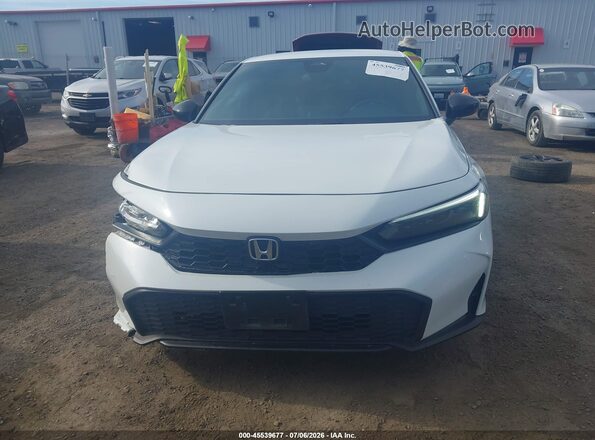 2HGFE2F53SH554000 2025 HONDA CIVIC White Vista interior trasera