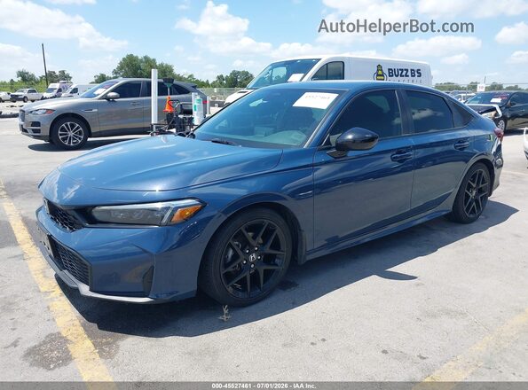 2HGFE2F53SH554529 2025 HONDA CIVIC Blue Передня ліва чверть