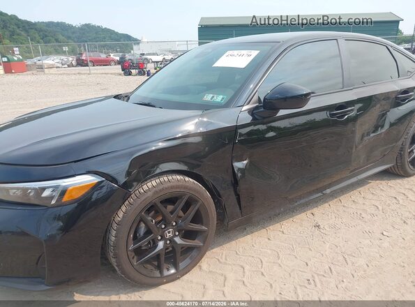 2HGFE2F53SH555034 2025 HONDA CIVIC Black Вид спереду