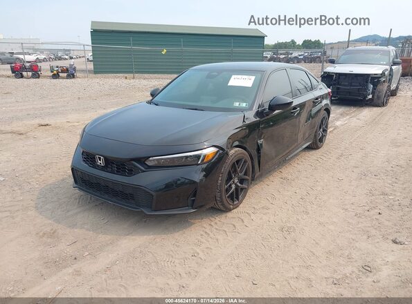 2HGFE2F53SH555034 2025 HONDA CIVIC Black Передня ліва чверть