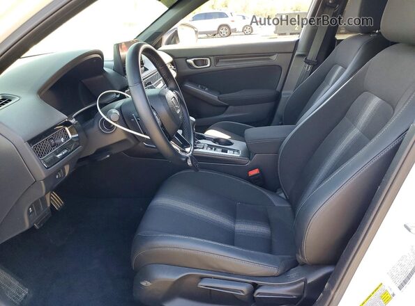 2HGFE2F53SH556913 2025 HONDA CIVIC White Вид салону спереду