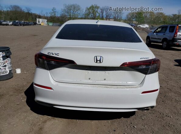 2HGFE2F53SH556913 2025 HONDA CIVIC White Вид ззаду