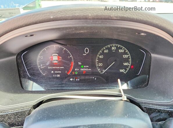 2HGFE2F53SH558130 2025 HONDA CIVIC Синий Вид щитка приборов