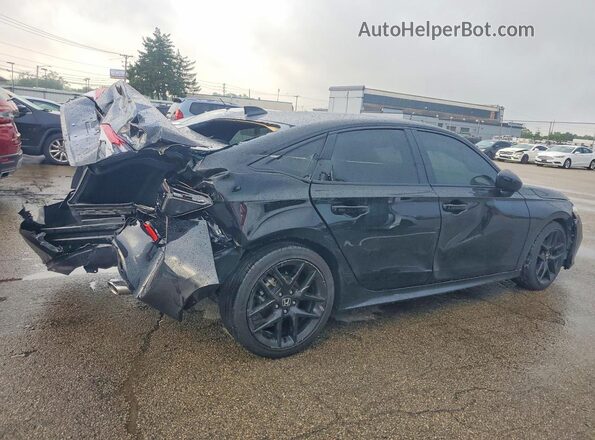 2HGFE2F53SH569807 2025 HONDA CIVIC Black უკანა მარჯვენა