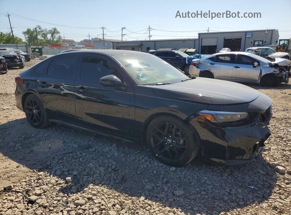2HGFE2F53SH576885 2025 HONDA CIVIC Black Передня права чверть