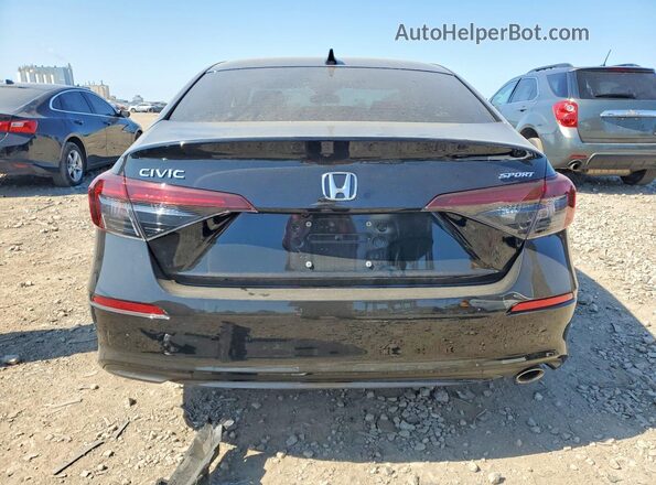 2HGFE2F53SH576885 2025 HONDA CIVIC Black Вид ззаду