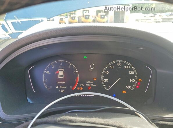 2HGFE2F53SH591161 2025 HONDA CIVIC Blue Vista del cuadro de instrumentos