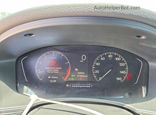 2HGFE2F53TH523668 2026 HONDA CIVIC Blue Vista del cuadro de instrumentos