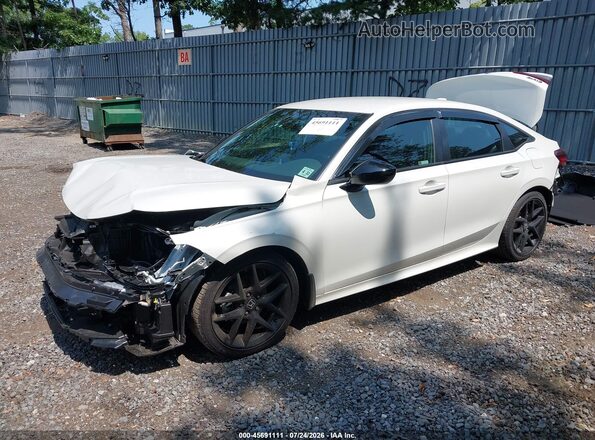 2HGFE2F53TH583823 2026 HONDA CIVIC White Vista tres cuartos delantera izquierda