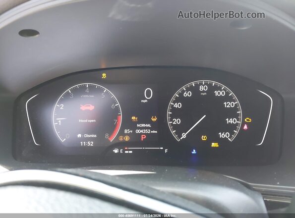 2HGFE2F53TH583823 2026 HONDA CIVIC White Vista de los asientos traseros