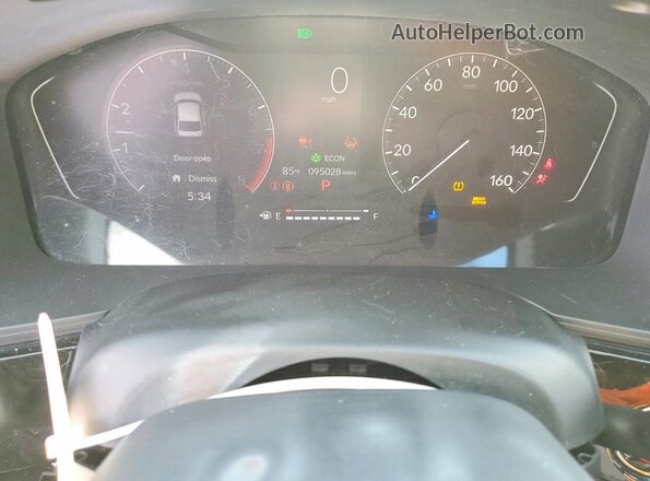 2HGFE2F54NH508146 2022 HONDA CIVIC Black Սարքավորումների վահանակի տեսք
