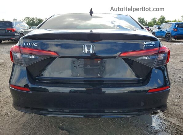 2HGFE2F54NH508146 2022 HONDA CIVIC Black Հետևի տեսք
