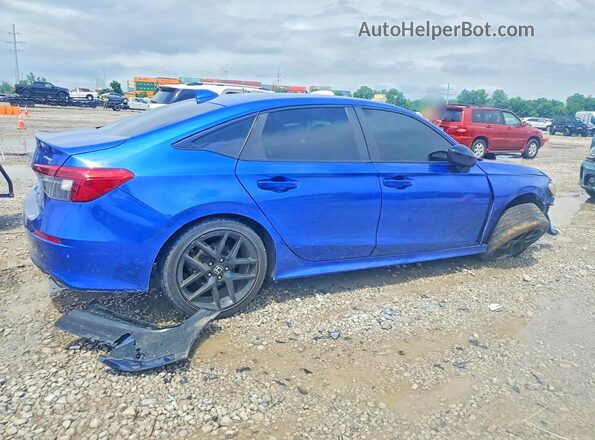 2HGFE2F54NH515386 2022 HONDA CIVIC Blue Հետևի աջ