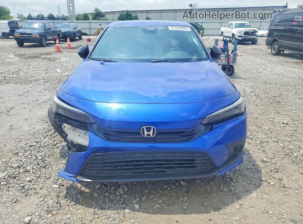 2HGFE2F54NH515386 2022 HONDA CIVIC Blue Դիմացի տեսք