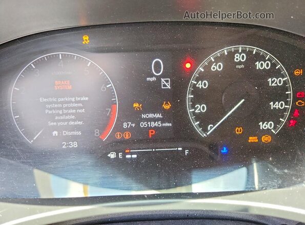 2HGFE2F54NH515386 2022 HONDA CIVIC Blue Սարքավորումների վահանակի տեսք