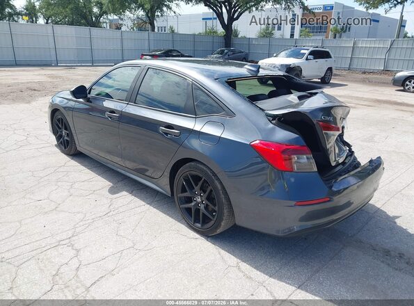 2HGFE2F54NH534553 2022 HONDA CIVIC Gray Հետևի ձախ