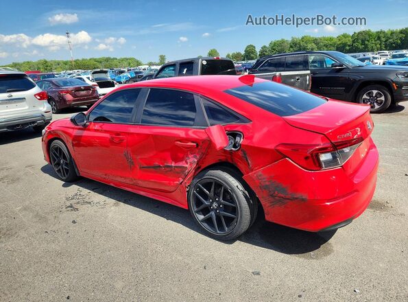 2HGFE2F54NH547139 2022 HONDA CIVIC Red Задня ліва чверть