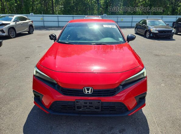 2HGFE2F54NH547139 2022 HONDA CIVIC Red Вид спереду