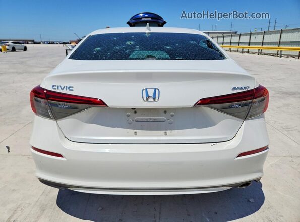 2HGFE2F54NH550381 2022 HONDA CIVIC White უკანა ხედი